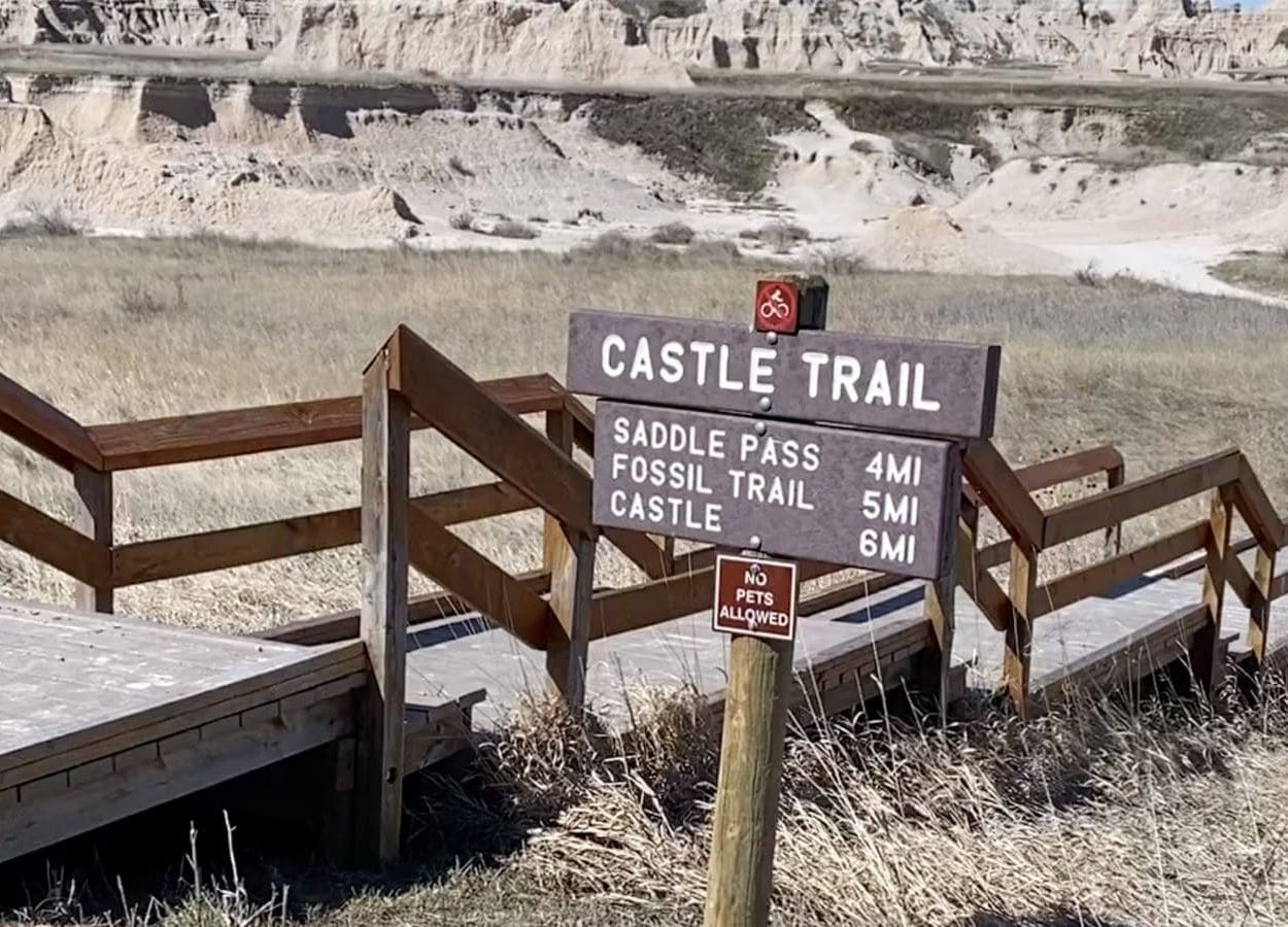 Castle Trail in the Badlands
