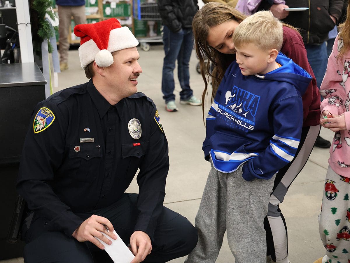 Black Hills Badges for Hope Christmas shopping