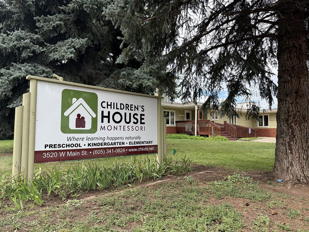 children's house Montessori rapid city sign and building