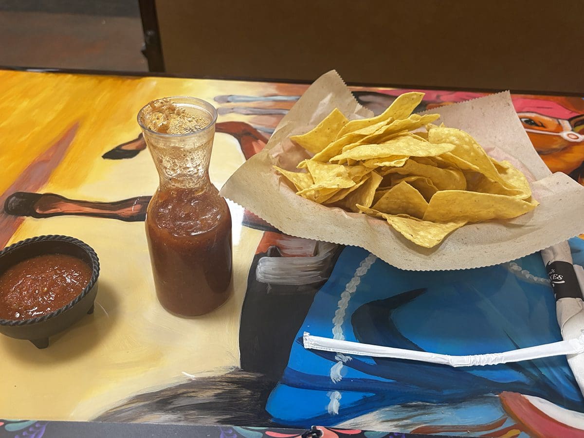 Rancho Los Agaves Belle Fourche chips and salsa