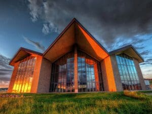 High Plains Western Heritage Center Sunset 1 300x225