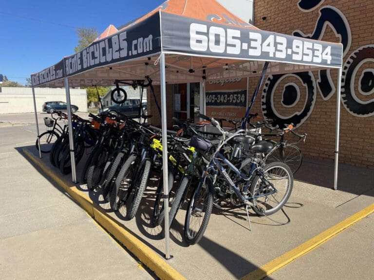acme bicycles tent with bikes 768x576