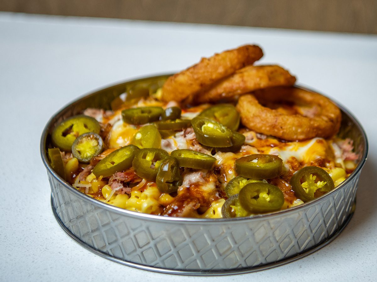 BBQ Pork Bowl at Wagers Sportsbook & Grille at Cadillac Jacks Deadwood