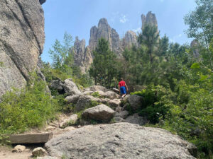 cathedral spires rocky path 300x225