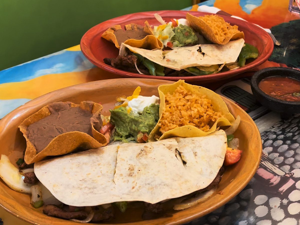 fajitas quesadilla at guadalajara spearfish