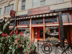 firehouse wine cellars front of building 300x225