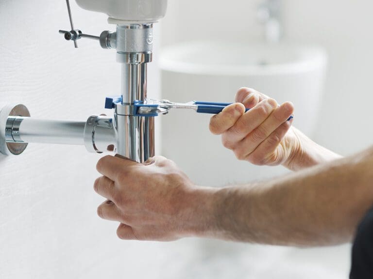 johnson plumbing repairing sink 768x576
