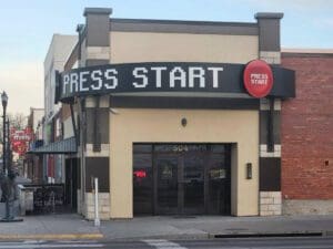 press start arcade building 300x225