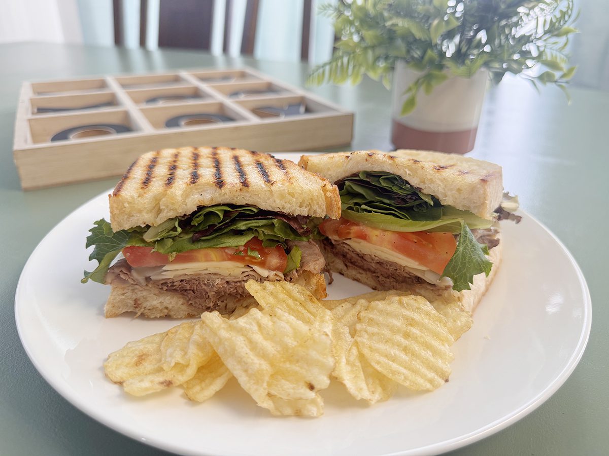 Roast Beef Panini at Anke's Bakery Market & Bistro Belle Fourche