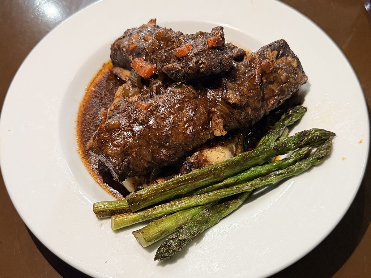 Buffalo Braised Short Ribs at Stampmill Restaurant