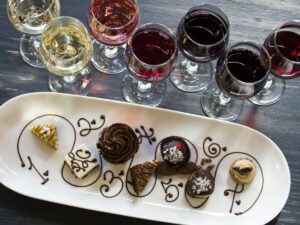 wine cheese chocolate 300x225