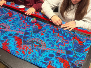 kind hearted womens society making skirts 300x225