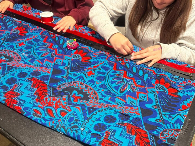 kind hearted womens society making skirts 768x576