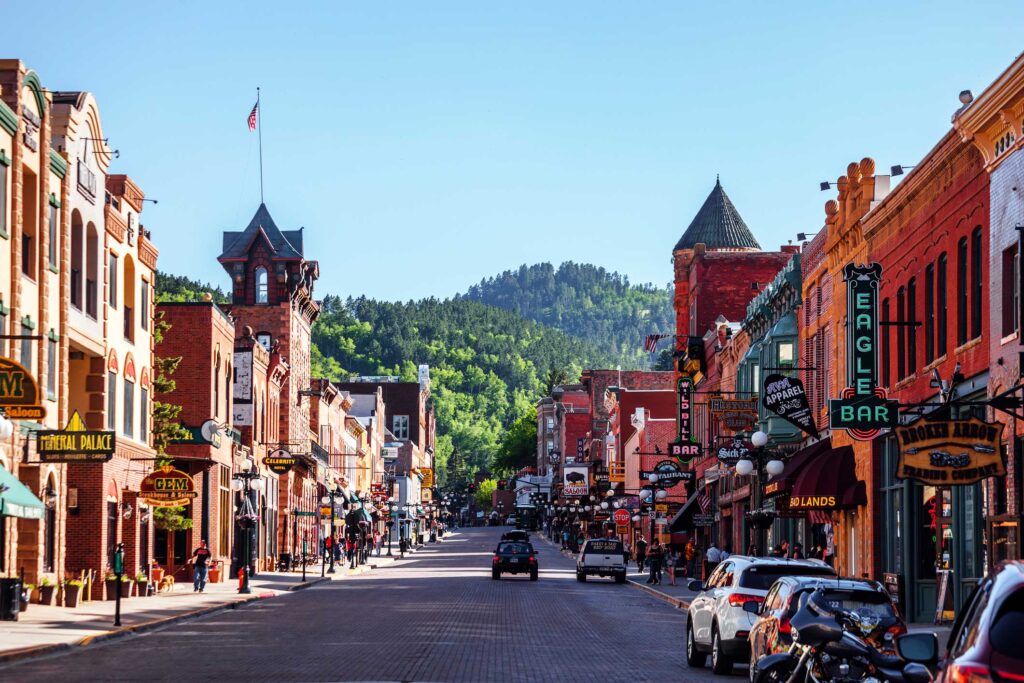 Main Street of Deadwood, SD