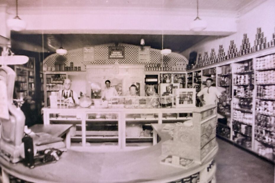 Interior of old grocery store in Rapid City where Staple and Spice now sits