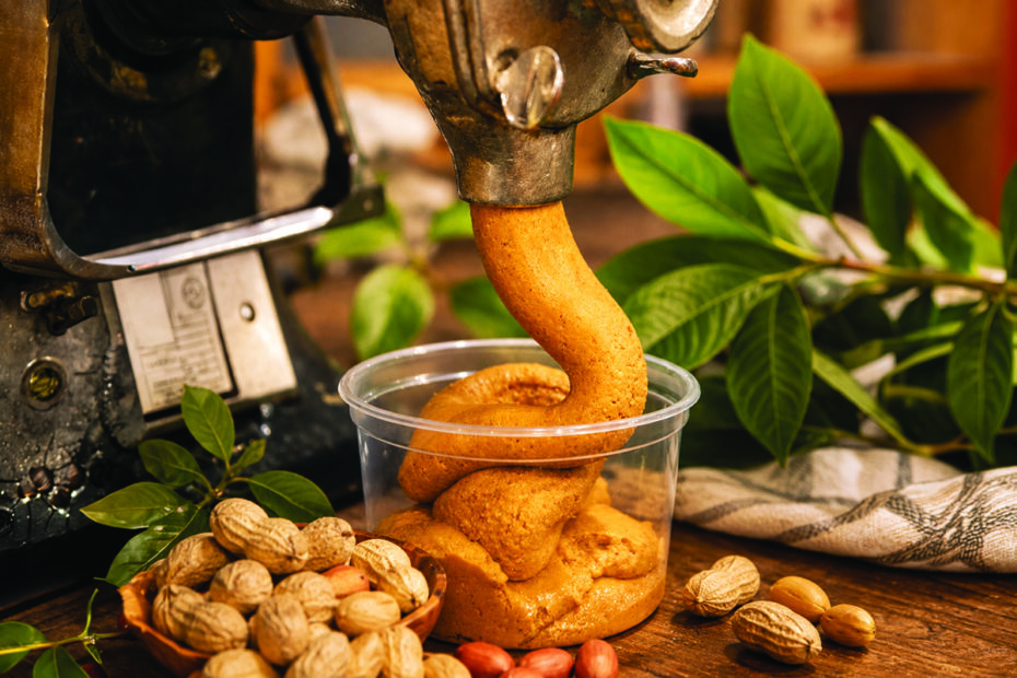Fresh-ground peanut butter at Staple & Spice Market in Rapid City