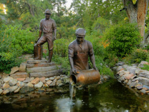 d c booth fish hatchery statues releasing fish 300x225