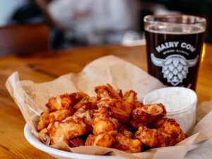 hairy cow brewing company cheese curds 300x225