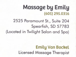 massage by emily business card 300x225