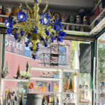 Display of hand blown glass gifts at Mind Blown Studio, Deadwood