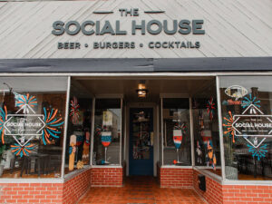 social house front door 300x225